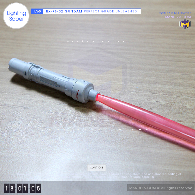 PG]RX-78 UNLEASHED BEAM SABERS 18-01