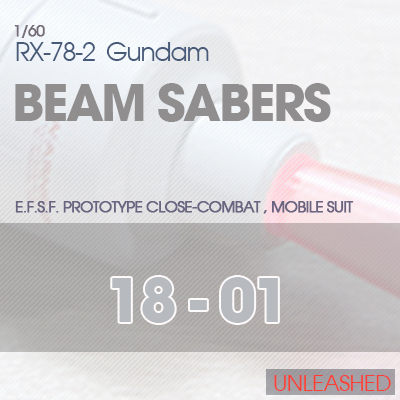 PG]RX-78 UNLEASHED BEAM SABERS 18-01
