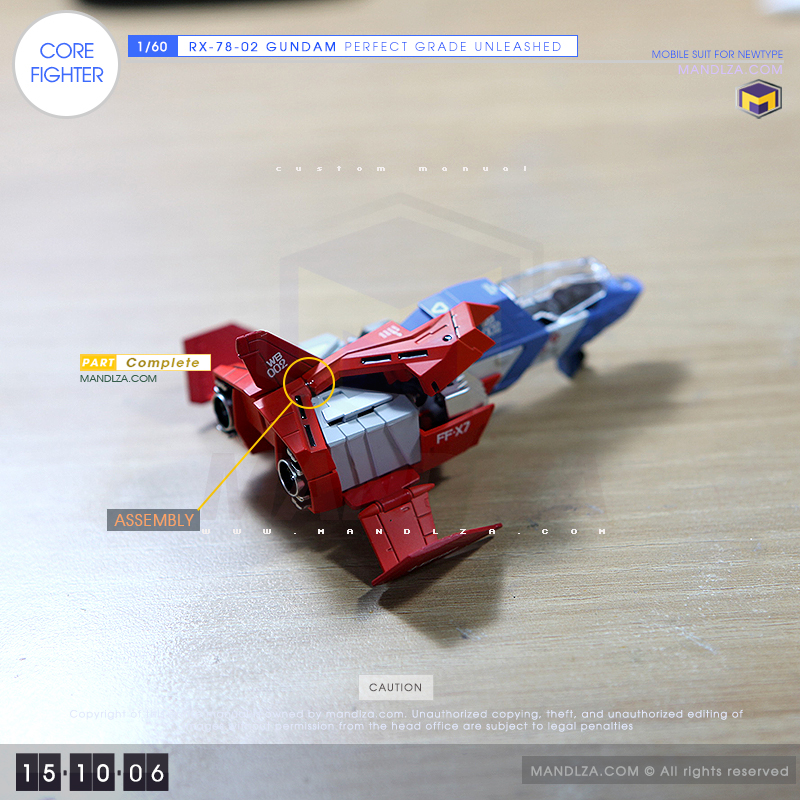 PG] RX-78 UNLEASHED CORE FIGHTER 15-10