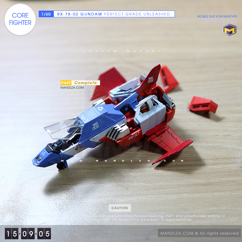 PG] RX-78 UNLEASHED CORE FIGHTER 15-09