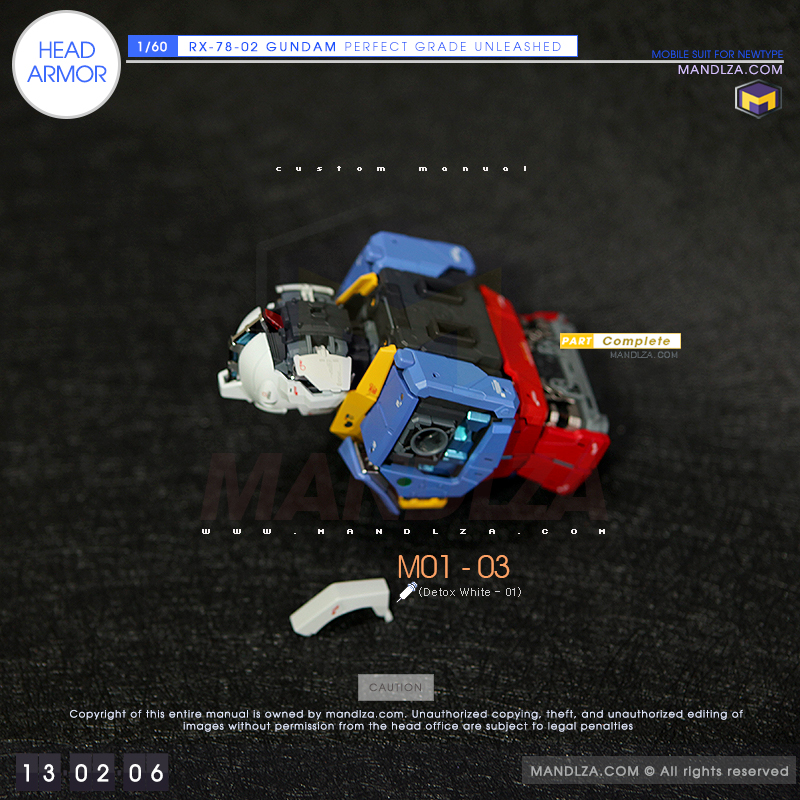 PG] RX-78 UNLEASHED HEAD ARMOR 13-02