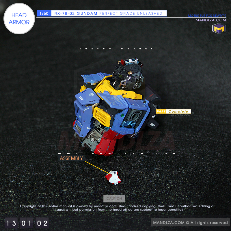 PG] RX-78 UNLEASHED HEAD ARMOR 13-03