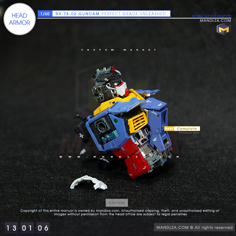 PG] RX-78 UNLEASHED HEAD ARMOR 13-03