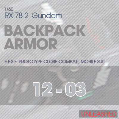PG] RX-78 UNLEASHED BACKPACK ARMOR 12-04