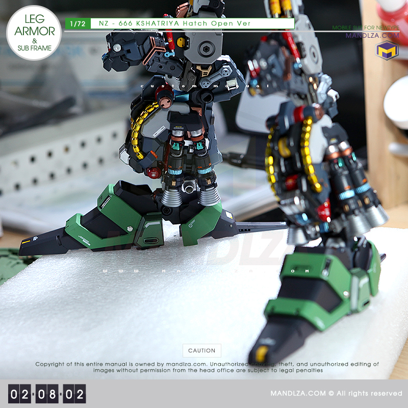 NZ-666 KSHATRIYA LEG ARMOR 02-08