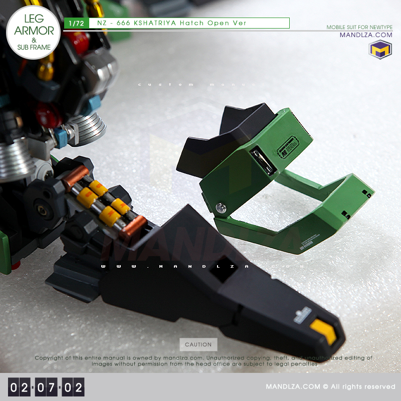 NZ-666 KSHATRIYA LEG ARMOR 02-07