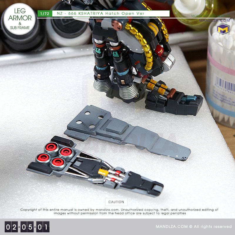 NZ-666 KSHATRIYA LEG ARMOR 02-05