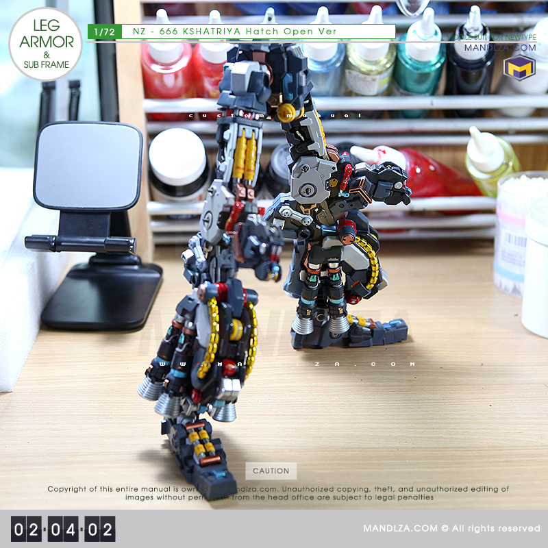 NZ-666 KSHATRIYA LEG ARMOR 02-04