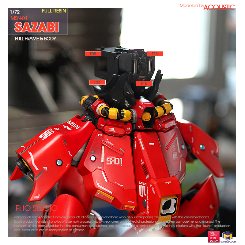 BODY] MSN-04 SAZABI BODY ARMOR 03-01